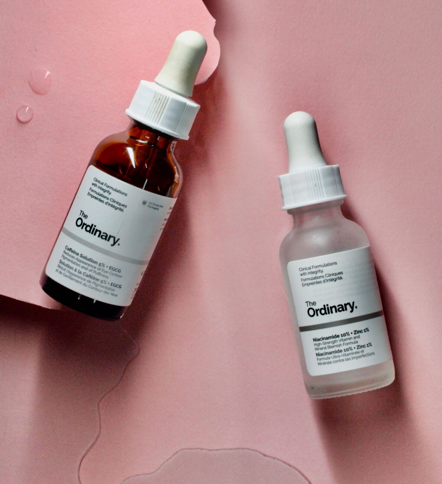 A natural skincare serum in soft light